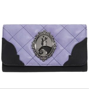 Nightmare Before Christmas Purple Quilted Wallet